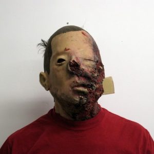 Explosion visage avec os apparent (masque entier)