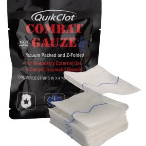 Pansement hémostatique QuikClot® Combat Gauze LE